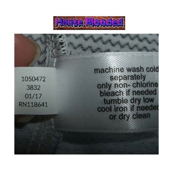 Lane Bryant Striped Skater Dress Black White Blue Pleated Stripe Plus Sz 20 NWT - Picture 12 of 13